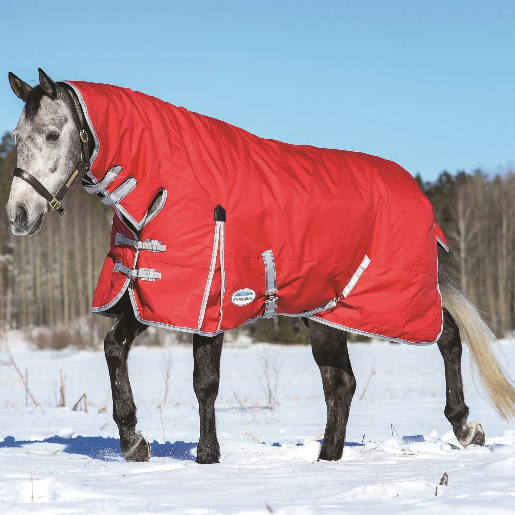 Weatherbeeta ComFiTec Classic Combo Heavy Red/Silver/Navy