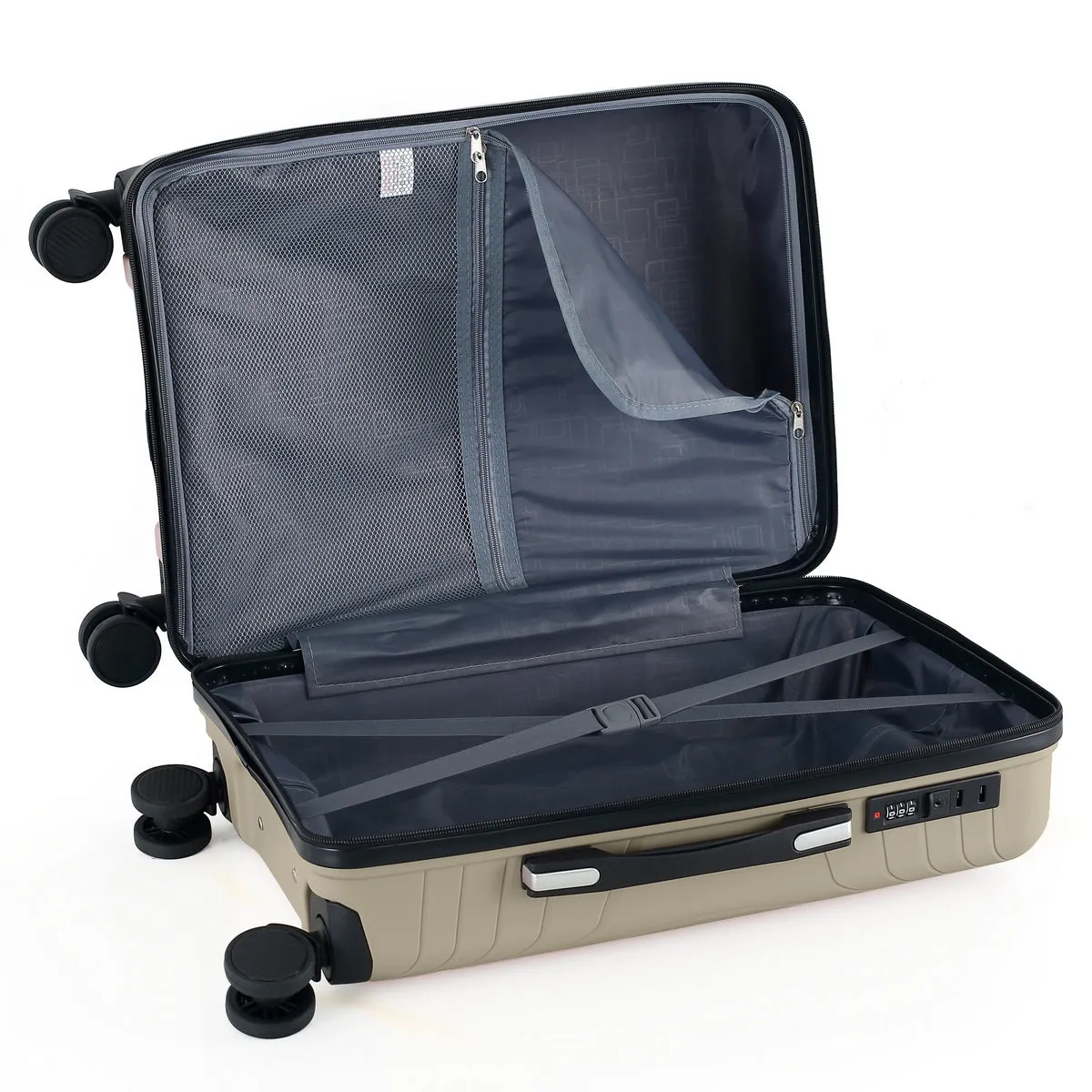 Wheeled Suitcase Large 90 Litre - Beige - PRE ORDER