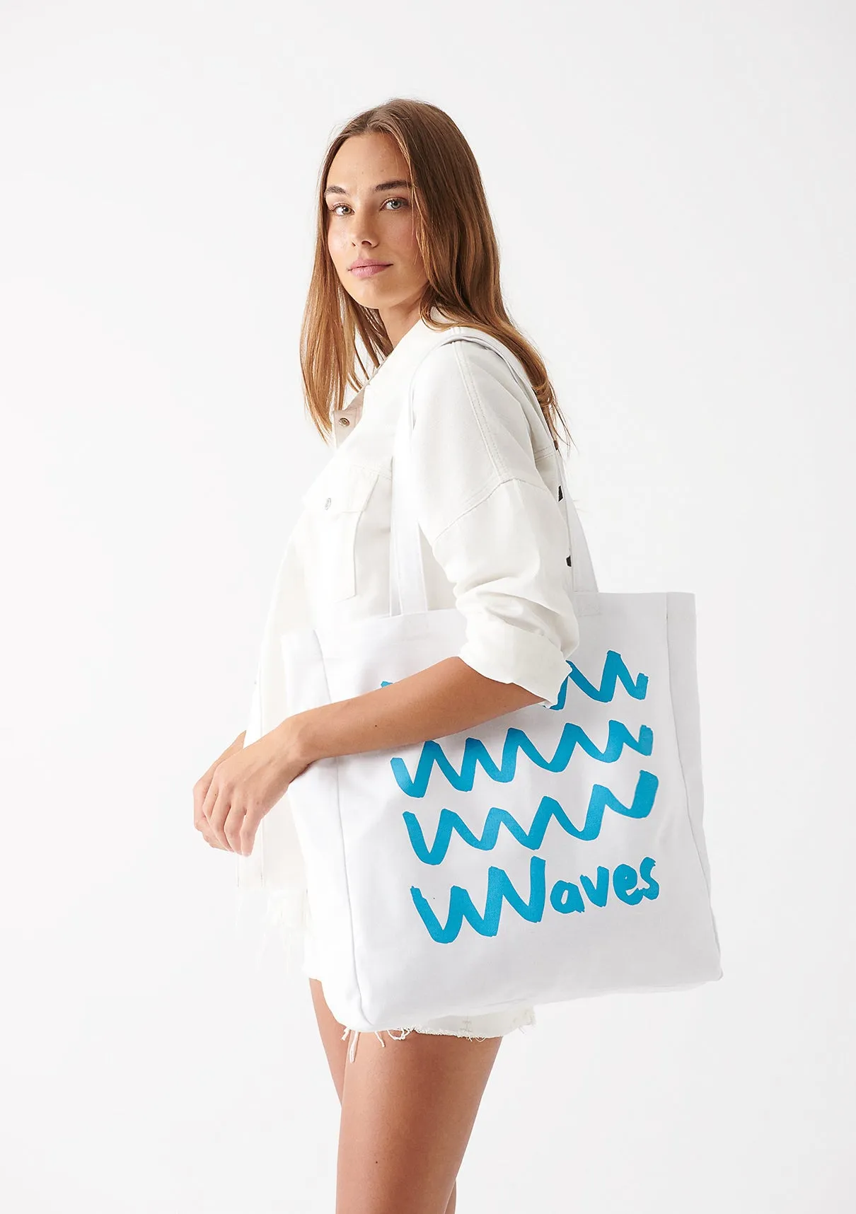 White Shopper Bag