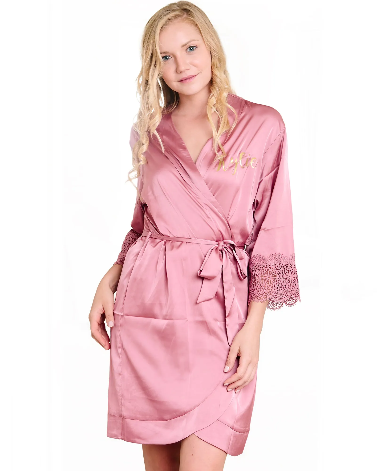 Women's Chiffon Lace Robe