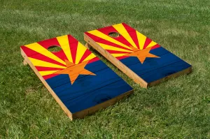 Wood Grain Arizona State Flag