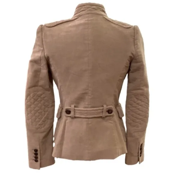 Zara Military Style Tan Blazer Size XS NWT