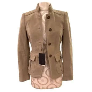 Zara Military Style Tan Blazer Size XS NWT