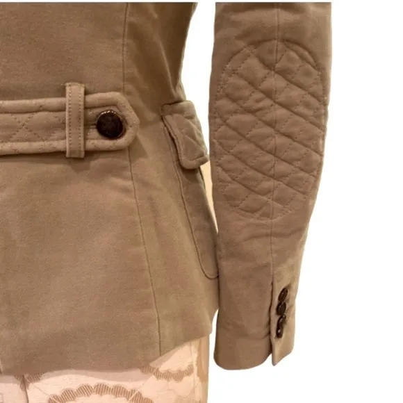 Zara Military Style Tan Blazer Size XS NWT